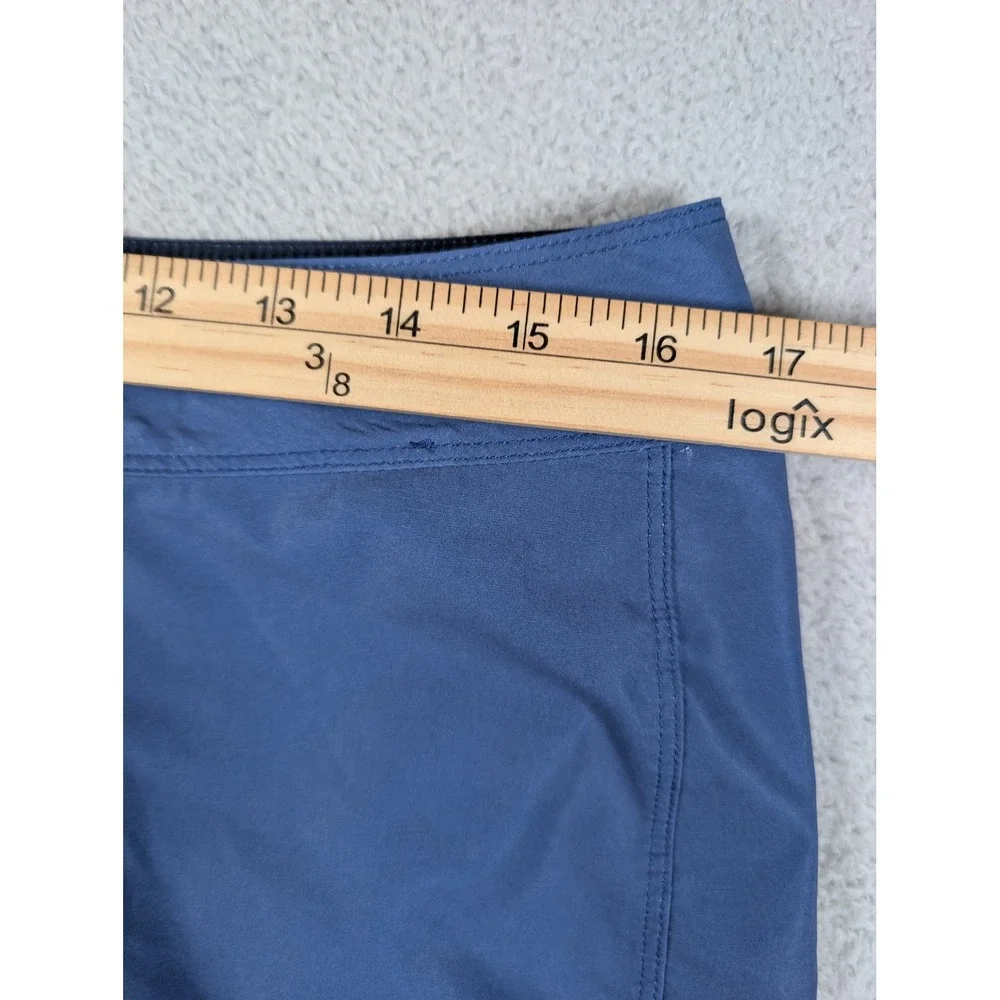 Patagonia Hydro Series Boardshorts Mens 32 Blue Striped Swim Trunks 86697 SP22